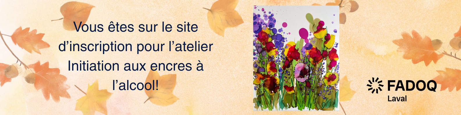 Atelier Initiation aux encres à l'alcool - Automne 2026